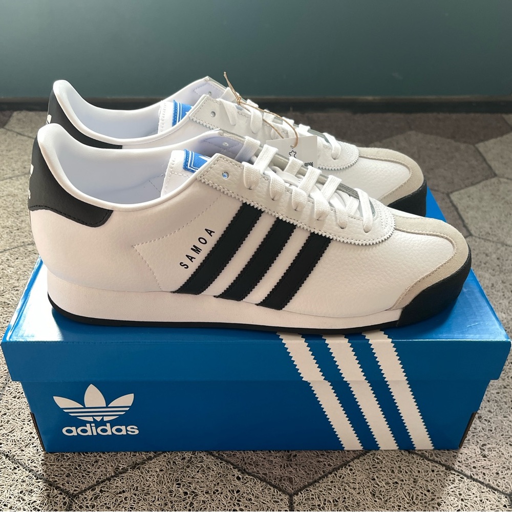 ADIDAS Originals Men’s Samoa, Cloud White/Black - Picture 4 of 16